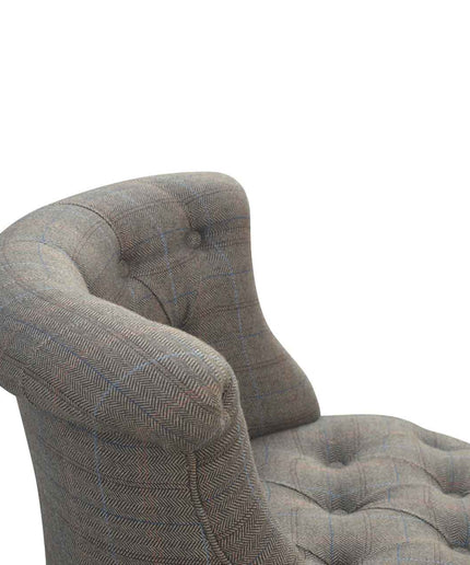 Small Multi Tweed Accent Chair