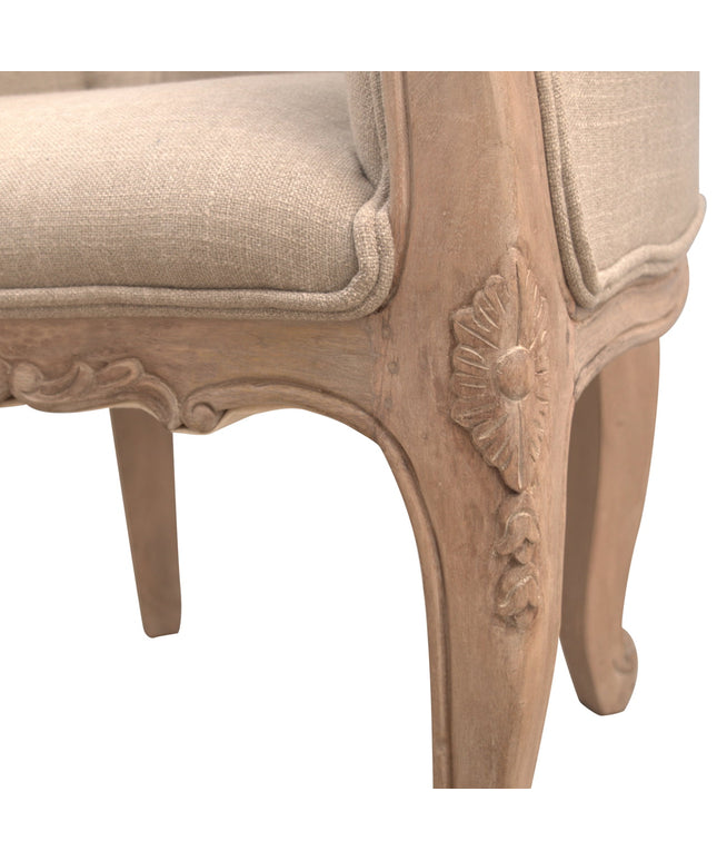 French Style Deep Button Chair
