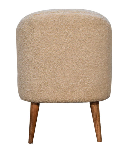 Cream Boucle Tub Chair