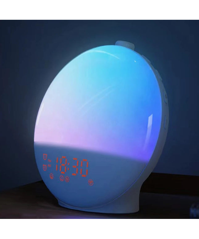 Wake Up Light Alarm Clock Sunrise/Sunset Simulation Digital Clock with Night Light FM Radio Desk Clocks Niditon