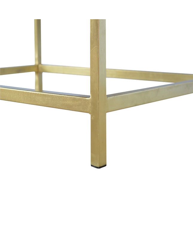 Rectangle Gold Coffee Table