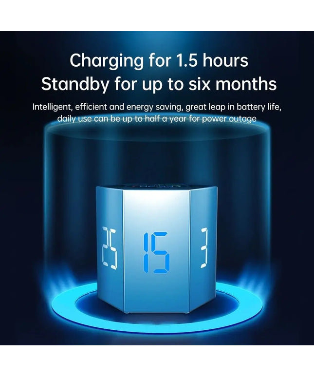 timer charging  for 1.5 hours